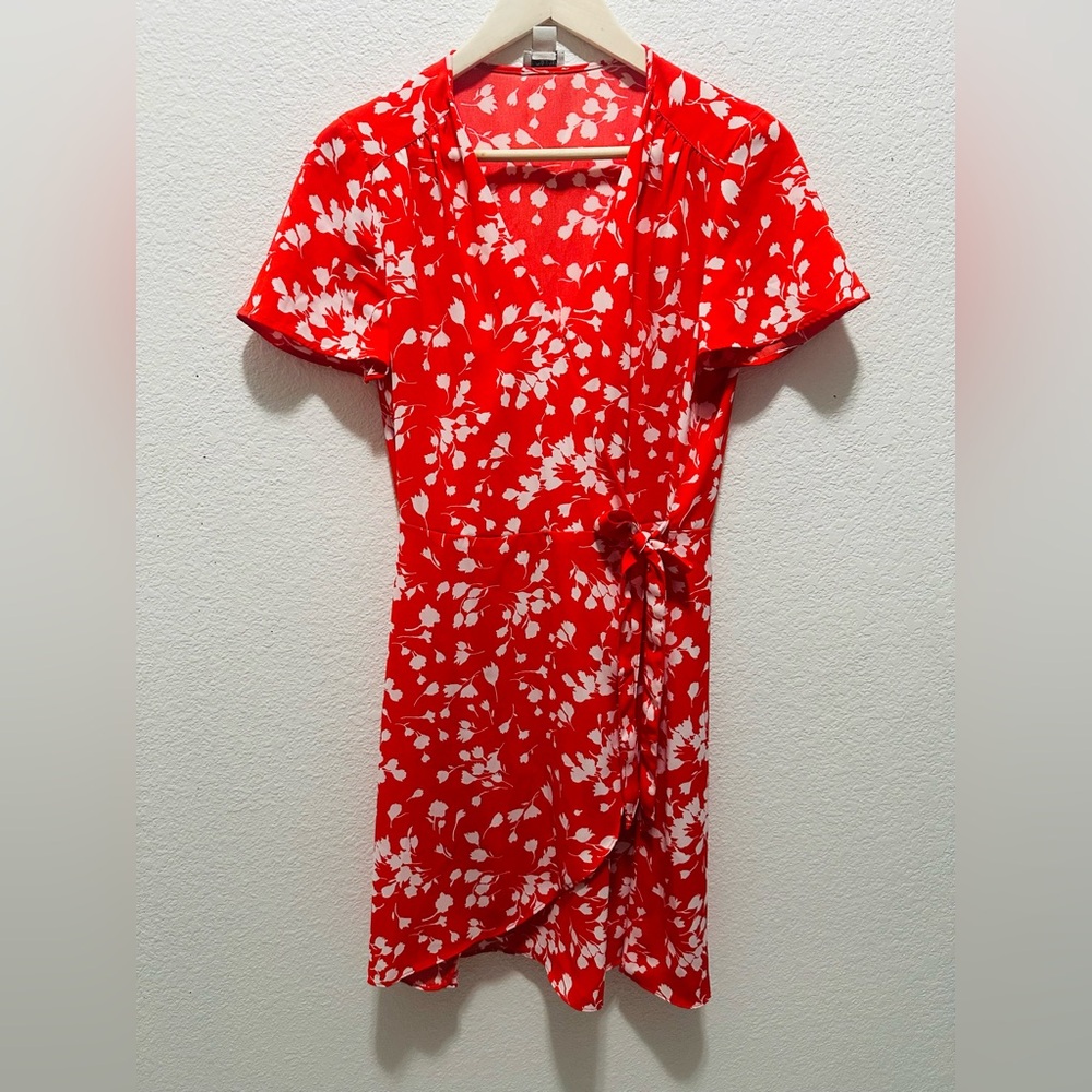 J crew wrap dress 8